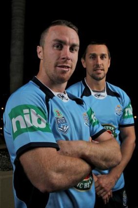 Double trouble: James Maloney and Mitchell Pearce have revitalised the Roosters this season and now have the chance to end seven years of pain for NSW.