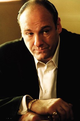 James Gandolfini in <i>The Sopranos</i>, which topped the Writers Guild of America's list.
