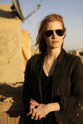 Targeter ... Jessica Chastain as CIA agent Maya in  "Zero Dark Thirty".