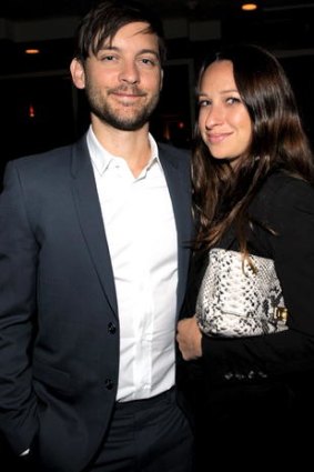 Tobey Maguire and Jennifer Meyer.