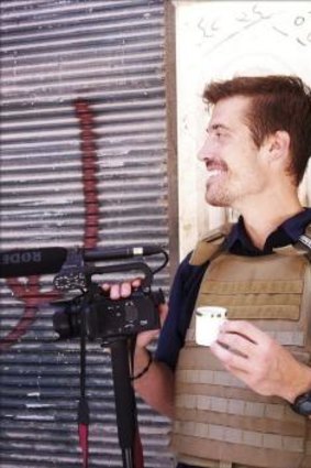 James Foley in Aleppo, Syria, in July, 2012.