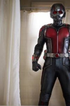 Paul Rudd suits up as Ant-Man.