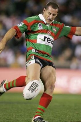 Contract football: Ben Walker playing for Souths in 2005.