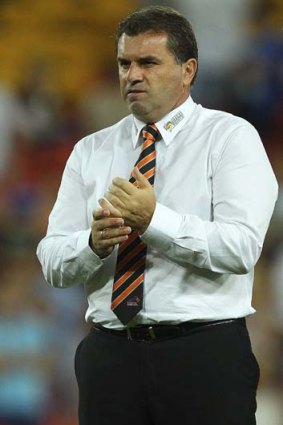 Form slide ... coach Ange Postecoglou has seen his side go from champions to losing five straight games.