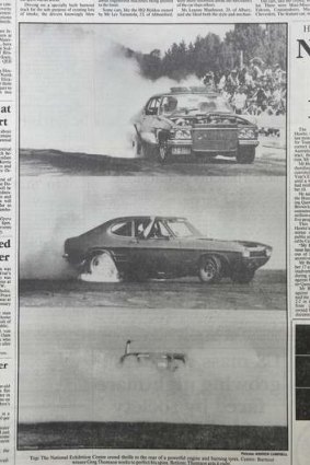 Copy of coverage of Summernats in <i>The Canberra Times</i> from 4 January 1988.