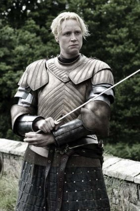 Gwendoline Christie plays a winning character as Brienne in season three.