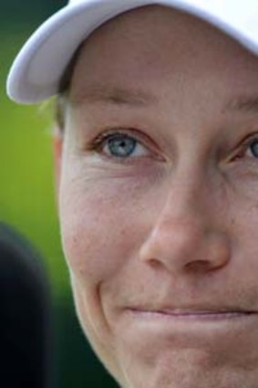Work in progress: Samantha Stosur says she is ''probably just been doing it a bit better''.