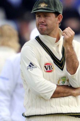 Ricky Ponting is poised to become the first Australian captain to lose a Test against Pakistan since Mark Taylor at Sydney in 1995.