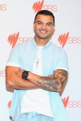 Guy Sebastian performs at the Eurovision song contest on May 23.
