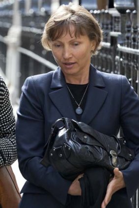 Litvinenko's  wife Marina at the hearing into his death this week.