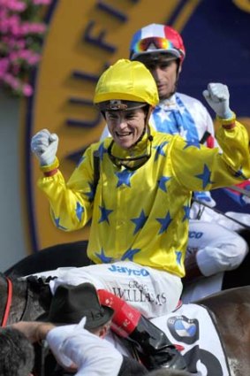 Jockey Craig Williams rode the perfect race from his wide barrier.