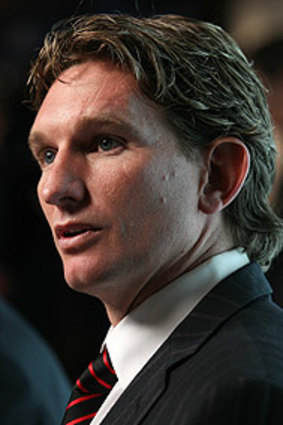 New Essendon coach James Hird.