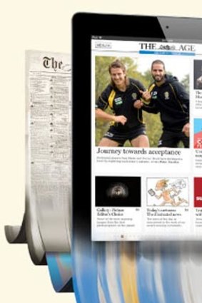 What a journey ... from printed newspapers to digital delivery via our iPad app.
