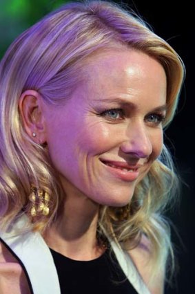 From the University of life ... Australian actress Naomi Watts.