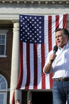 Republican U.S. presidential candidate and former Massachusetts Governor, Mitt Romney.