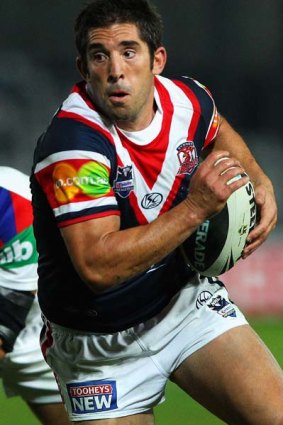 Back at lock . . . Roosters captain Braith Anasta.
