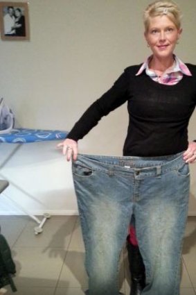 Fiona Wardrop after her weight-loss surgery.