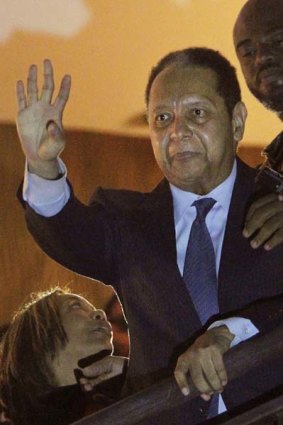 A surprising and perplexing move ... Duvalier arrives in Haiti.
