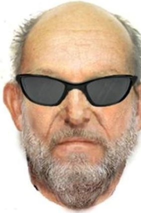 A computer-generated image of the police suspect.