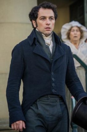 Matthew Rhys as Darcy in <em>Death Comes to Pemberley</em>.