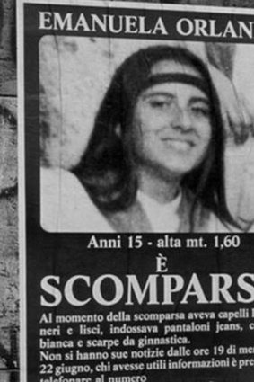 Poster of missing Emanuela Orlandi.