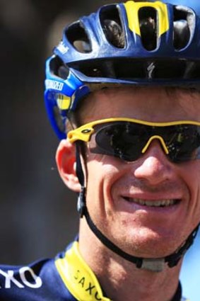 Michael Rogers is second in overall standings after stage five of the Tour of California.