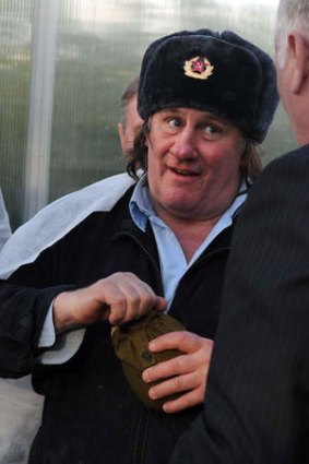 French actor Gerard Depardieu.