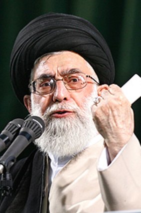 Iran's supreme leader Ayatollah Ali Khamenei.