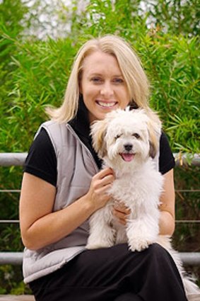 Nicola Anderson, a trainer and dog expert who runs classes via Brisbane’s ‘Dog Blog.’