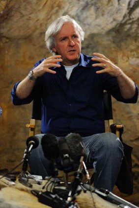 Thinking beyond the frame &#8230; director James Cameron.