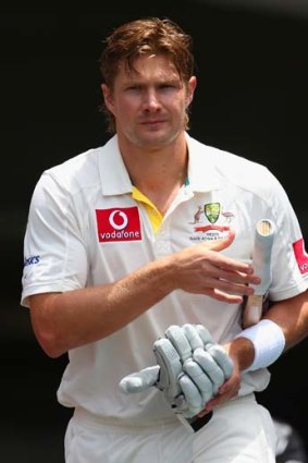 On the way out: Shane Watson has already flagged that he may quit Test cricket.