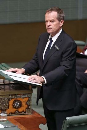 Opposition Leader Bill Shorten delivers his response to the Closing the Gap report.