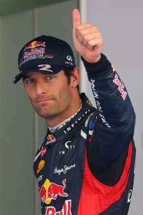 Mark Webber's strength and stamina are those of a world-class endurance athlete.