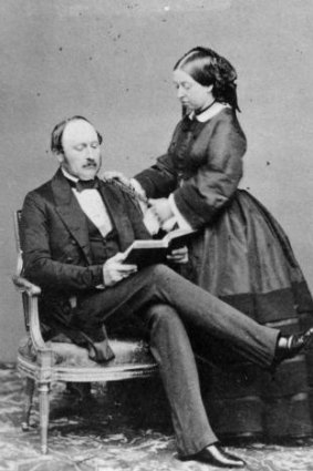 Domestic realm: Queen Victoria and Prince Albert in 1860.