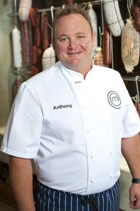 Healthy self regard ... Anthony leaves the MasterChef kitchen with his head held high and stars in his eyes.