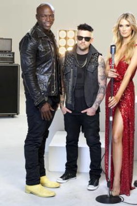 The coaches: Seal, Joel Madden, Delta Goodrem and Keith Urban.