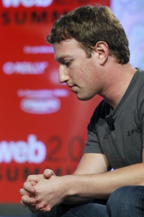 Crossroads ... Facebook chief Mark Zuckerberg's fears for the social networking giant's future are revealed in documents filed for the company's IPO.