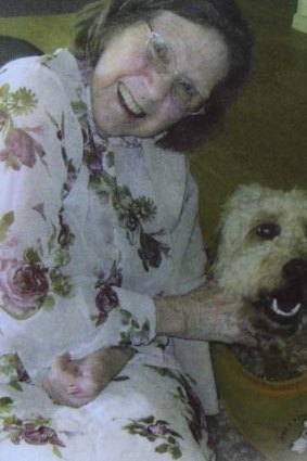 Sybil Zimmerman, who died in a nursing home in 2011, in 2010.