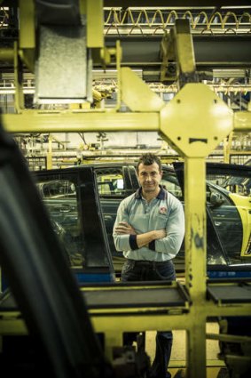 Built to last … Holden maintenance chief Andrew Shaw.
