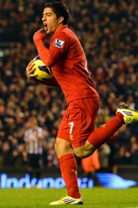 Liverpool's Uruguayan striker Luis Suarez.