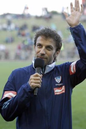 Boost: Del Piero is in line to start against the Jets.