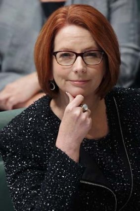 Leadership in trouble: Prime Minister Julia Gillard.