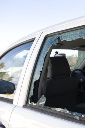 Vandals smash car windows and slash tyres at the Parks and Conservation depot,