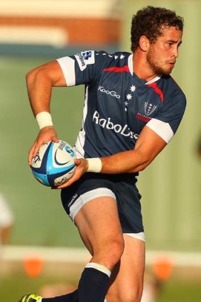 Danny Cipriani in action for the Melbourne Rebels.