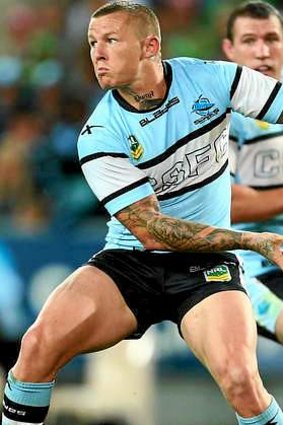 Key man ... Todd Carney of the Sharks.