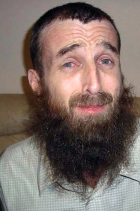 Nigel Brennan after his release in Somalia.