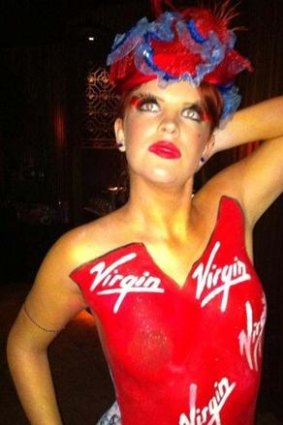 Richard Branson was reportedly 'blown away' by model Darcy's efforts to denude the Virgin logo.