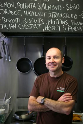 In good taste ... Phil Tutt of Bottega Caffe and Deli.