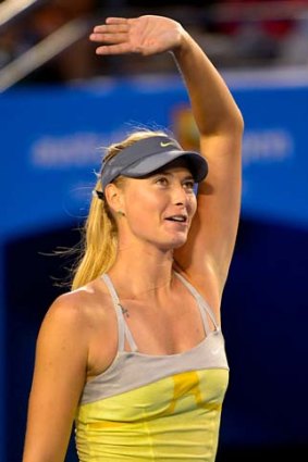 On the road again: Maria Sharapova is getting back to where she's been.