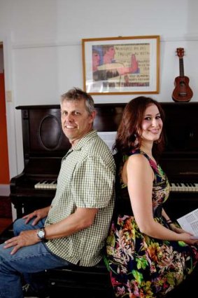 Growing popularity: conductor Stuart Davis and choir member Lana Sussman Davis from I Sing on the Cake.